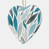 boombladeren keramisch ornament (Links)