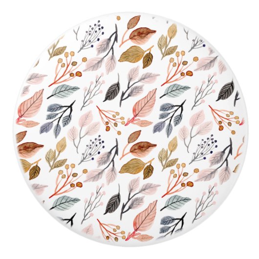 boombladeren keramische knop (Voorkant)