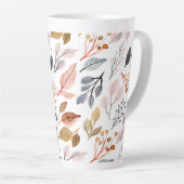 boombladeren latte mok (Rechterhoek)