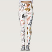 boombladeren leggings (Voorkant)