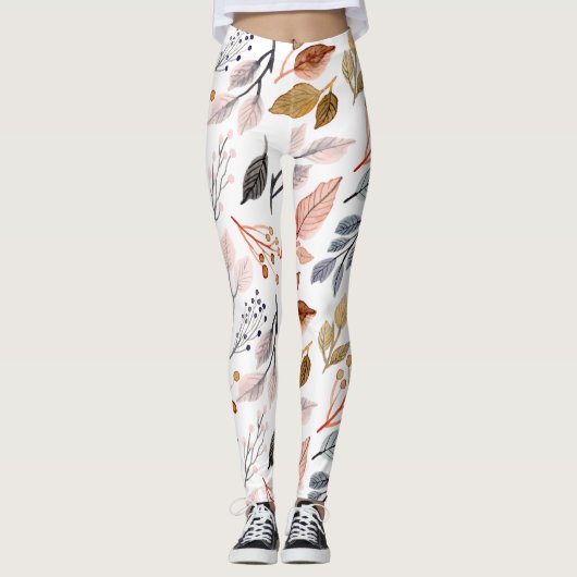 boombladeren leggings (Voorkant)