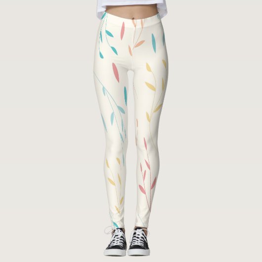 boombladeren leggings (Voorkant)