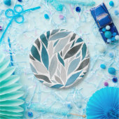 boombladeren papieren bordje (Feest)