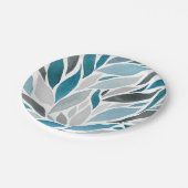 boombladeren papieren bordje (Gekanteld)