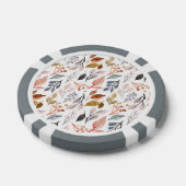 boombladeren poker chips (Enkel)