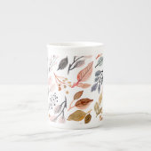 boombladeren porselein kop (Voorkant)