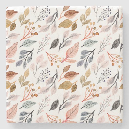 boombladeren stenen onderzetter (Voorkant)