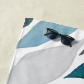 boombladeren strandlaken (In situ)