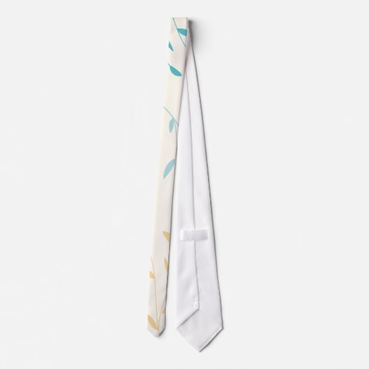 boombladeren stropdas (Achterkant)