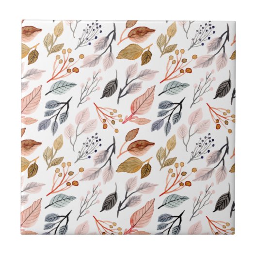 boombladeren tegeltje (Voorkant)