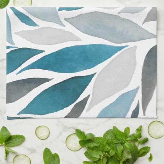 boombladeren theedoek (Gevouwen)