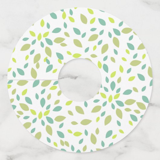 boombladeren wijnglaslabel (Voorkant)