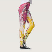 Boombloemen Artsy Bloemstijl Art Leggings (Rechts)