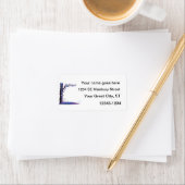 Boombloemige wijnstokken paarse linkerkant  grafis etiket (Insitu)