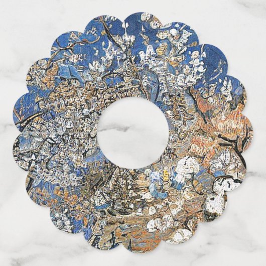 BOOMBLOESEM WIJNGLASLABEL (Voorkant)