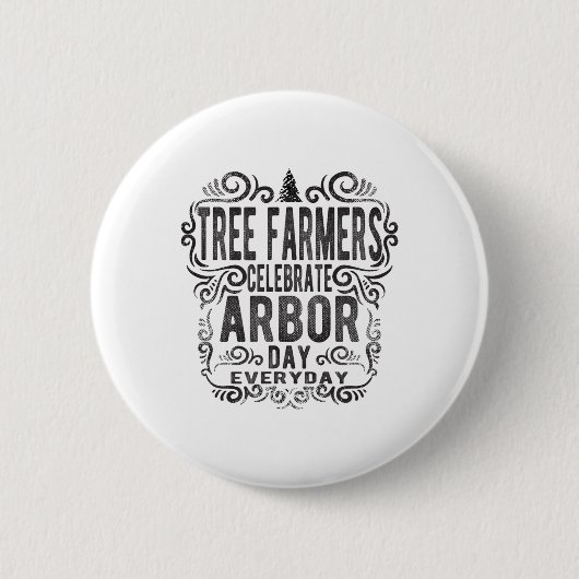 Boomboer Arbor Day Gift_1 Ronde Button 5,7 Cm (Voorkant)