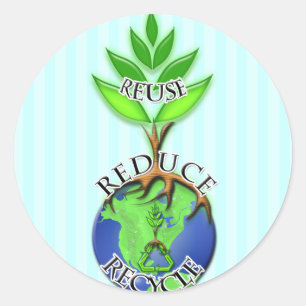 Boomboom op de top van aardwortels Stickers