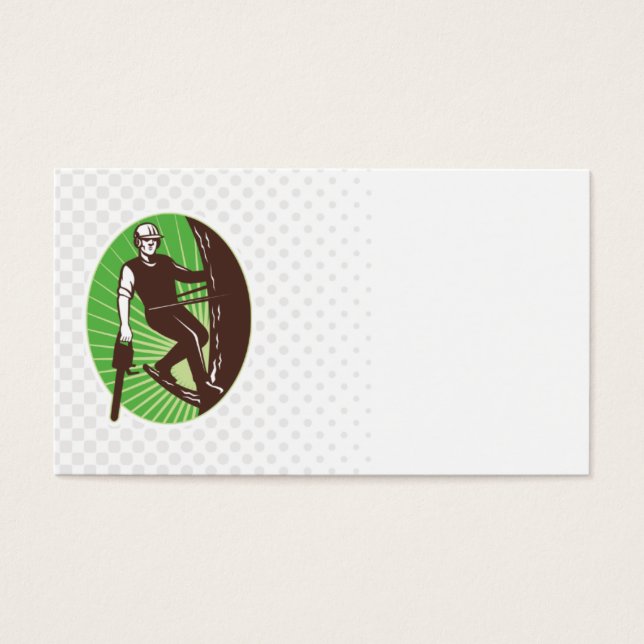 boomboomchirurg landbouwkettingzaag visitekaartjes (Voorkant)