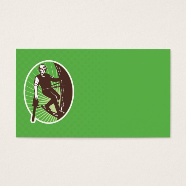 boomboomchirurg landbouwkettingzaag visitekaartjes (Voorkant)