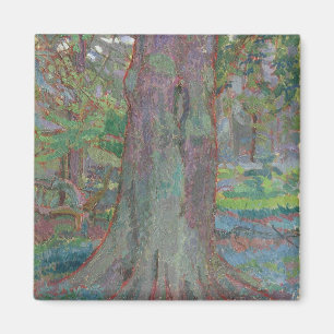 Boomboomstam, 1916 (olie op canvas) magneet