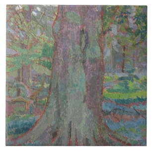 Boomboomstam, 1916 (olie op canvas) tegeltje