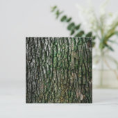 Boomboomstam (houtsschors) kaart (Staand voorkant)