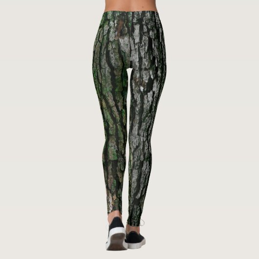 Boomboomstam (houtsschors) leggings (Achterkant)