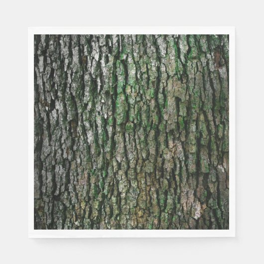 Boomboomstam (houtsschors) servet (Voorkant)