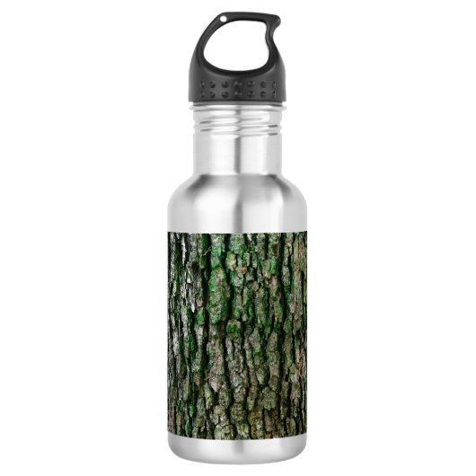 Boomboomstam (houtsschors) waterfles  (Voorkant)
