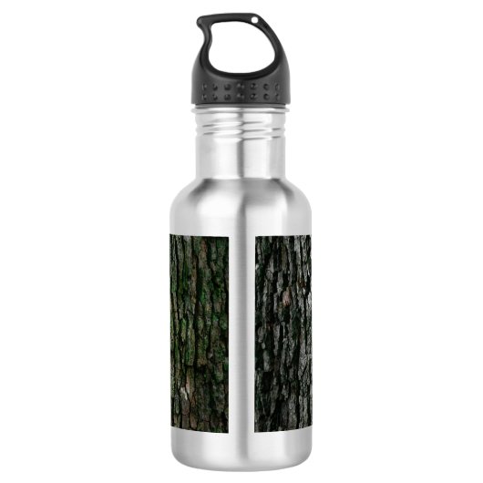 Boomboomstam (houtsschors) waterfles  (Achterkant)