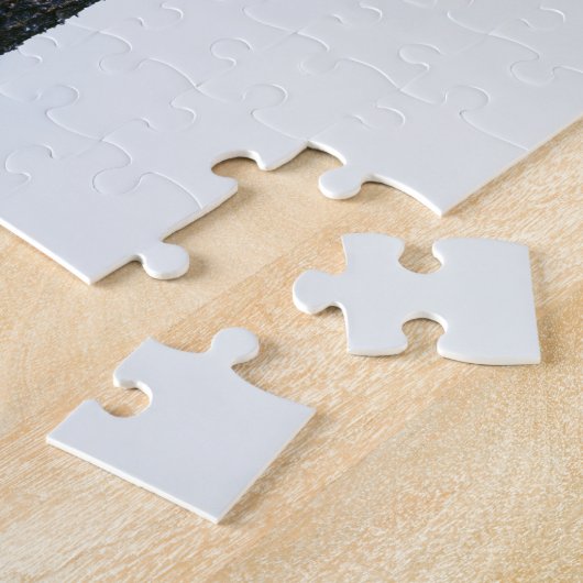 Boomboomstammen in sneeuw legpuzzel (Zijkant)