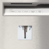 Boomboomstammen in sneeuw magneet (Insitu (Vaatwasser))