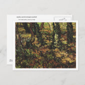Boomboomstammen met Ivy, Van Gogh Fine Art Briefkaart (Voorkant / Achterkant)