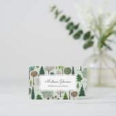 Boombos | Aangepast monogram | VISITEKAARTJES (Staand voorkant)