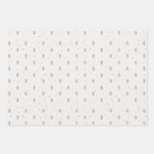 Boombos en sterren inpakpapier vel (Voorkant 2)