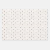 Boombos en sterren inpakpapier vel (Voorkant)