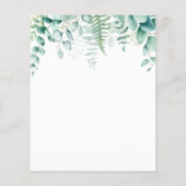 Boombossen met eucalyptus greenery (Achterkant)