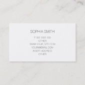 Boomboven - jouw naam invoeren visitekaartje (Achterkant)