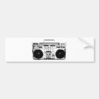 Boombox 1980 bumpersticker