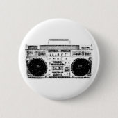 Boombox 1980 ronde button 5,7 cm (Voorkant)