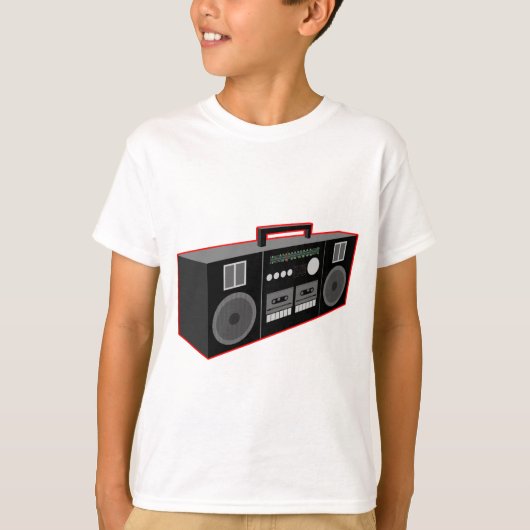 Boombox 1980 t-shirt (Voorkant)
