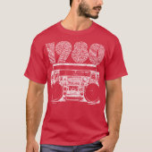 Boombox 1980 t-shirt (Voorkant)
