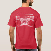 Boombox 1980 t-shirt (Achterkant)