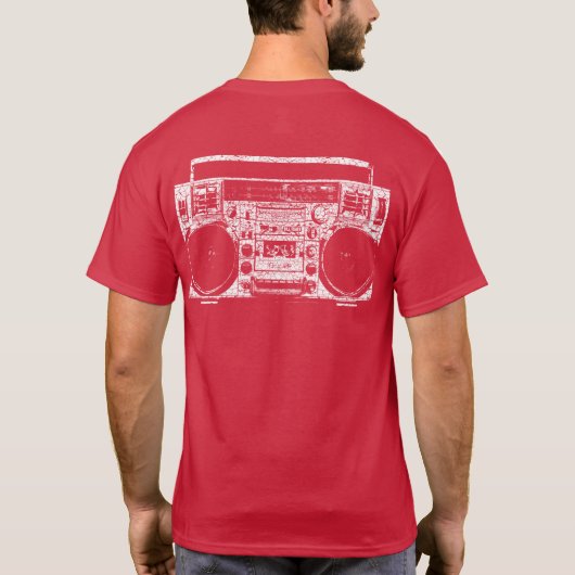 Boombox 1980 t-shirt (Achterkant)