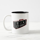 Boombox 1980 tweekleurige koffiemok (Links)
