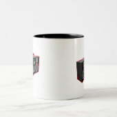 Boombox 1980 tweekleurige koffiemok (Center)