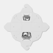 Boombox 80 bedankdoosjes (Uitgevouwen)