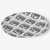 Boombox 80 papieren bordje (Gekanteld)