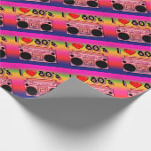 Boombox 80's Retro 80's pakpapier (Hoek)