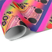 Boombox 80's Retro 80's pakpapier (Rol Hoek)
